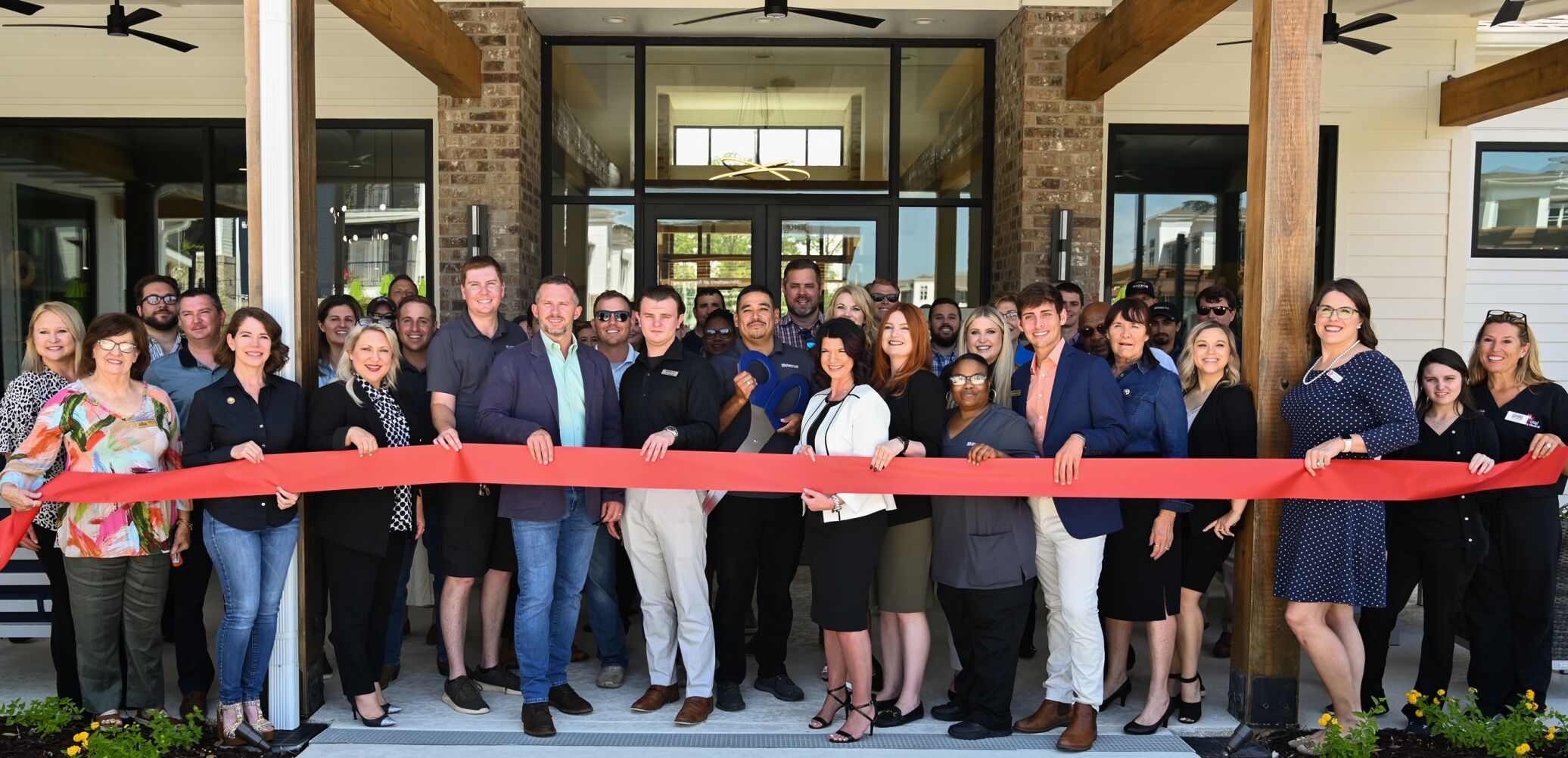 Ribbon cutting for The Waters at Hammond